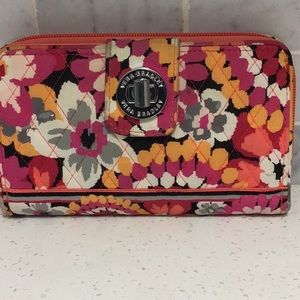 Vera Bradley Floral Continental Wallet
